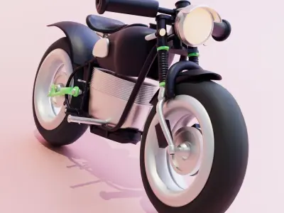 Motorcycle 3D model by yuranjun3