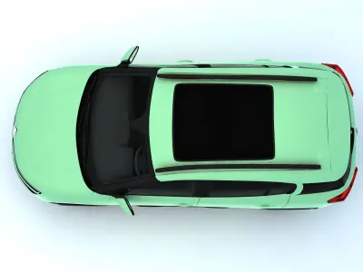 CITROEN SUV C5 AIRCROSS Low-poly 3D model