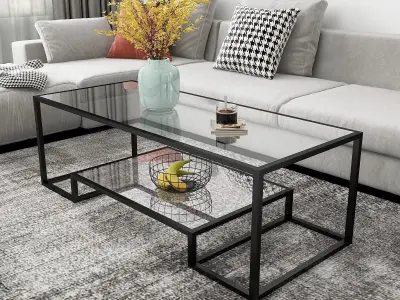 glass table  3D model
