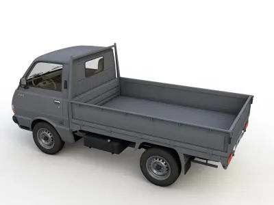 Toyota Hiace Pickup Truck 1977 3D model