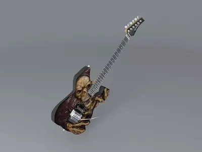 The Wraith By Hembry Guitars Free 3D model
