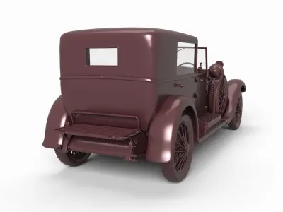 1930 HISPANO-SUIZA H6C 3D print model