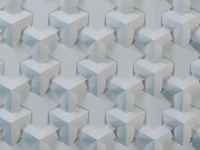 Modular Geometric Wall Panel  3D print model