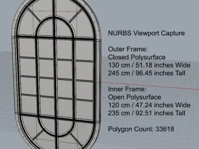 Oval Window 3D model