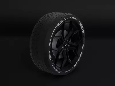 alloy wheel 3D model buy