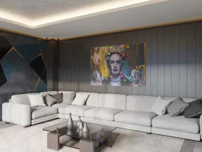 Modern Design Living Room 3D model