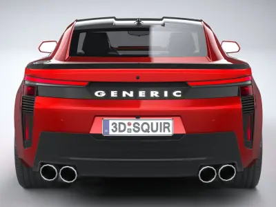 Generic Muscle 2022 LowPoly 3D model