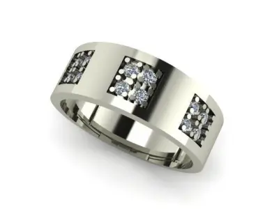 man ring 3D print model