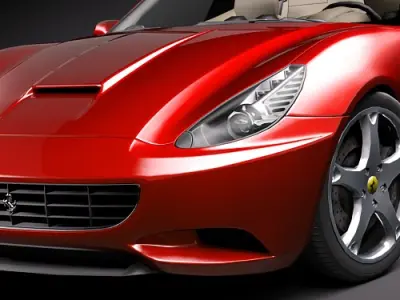 Ferrari California midp 3D model