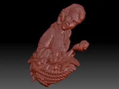 Woman 3D print model
