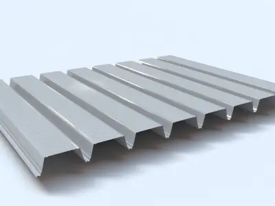 Composite Metal Deck Flooring 3D model