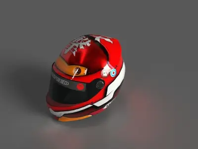 Helmet Low-poly 3D model