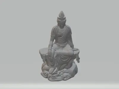 Guanyin Bodhisattva Buddha Statue  3D print model purchase