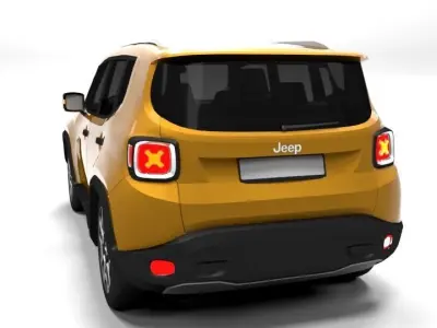 JEEP REGENADE Low-poly 3D model