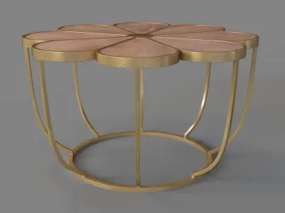 Margarita Table Brown 3D model