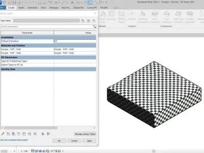 Escape Sofa - Puff by Artefacto Free 3D model