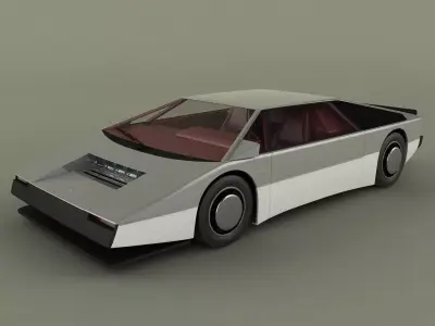 Aston Martin Bulldog Concept 3D model