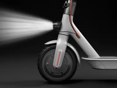 3D Collection of 5 versions of scooters 3D model