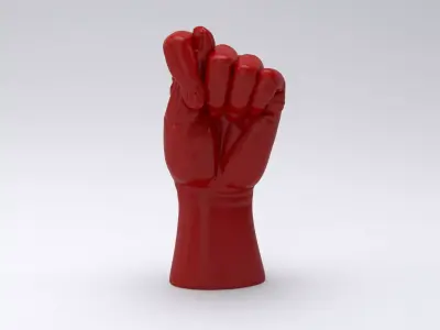 Hand fig printable 3D print model