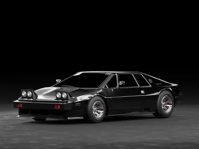 Lotus Esprit S1 Car 3D Model 3D model