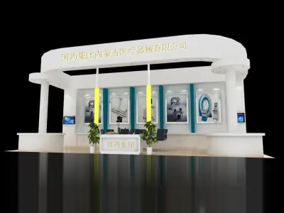 Exhibition - Area - 12X6-3DMAX2009-01 3D model