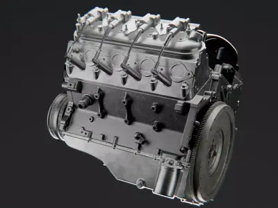 Car Engine 3D model