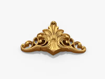 Classic decor ornament 108 3D model