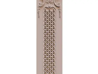 Ornament wall 3D model