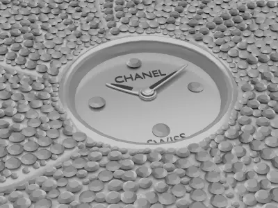 Chanel Camellia Watch  3D model 3D model
