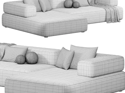 CHOLET Sectional Sofa 2 3D model