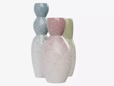 Decorative Vases 01 Low-poly 3D model