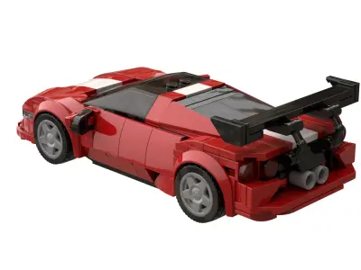 MocBricks3D - Lego Sport-Car Concept 1 3D print model