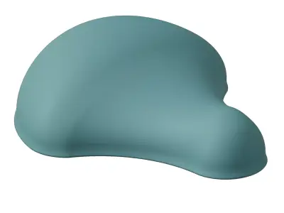 Plastic Sports Bicycle Saddle 3D model