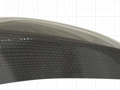 Subaru Impreza center pod housing for LCD screen 3D print model