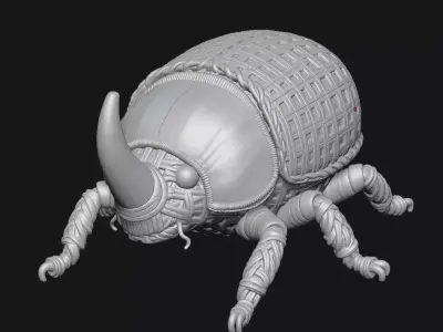 beetles 3D print model