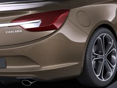 Buick Cascada 2016 VRAY 3D model