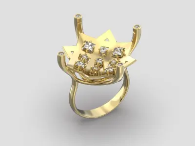 Ring R 210 original transparency  3D print model