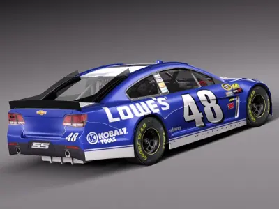 Chevrolet SS NASCAR 2013 3D model