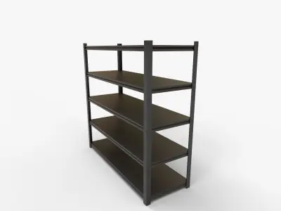 SDXYSTCE Five Tier Garage Shelving Heavy Duty 3D model