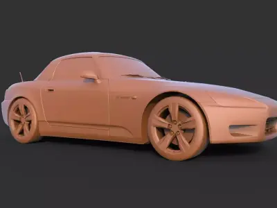 Honda S2000 3D print model