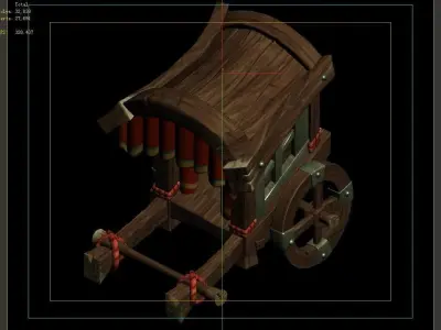 Game City - Advanced Carriage 3D model