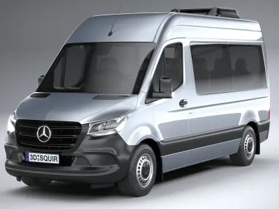 Mercedes Sprinter passenger L2H2 2019 3D model