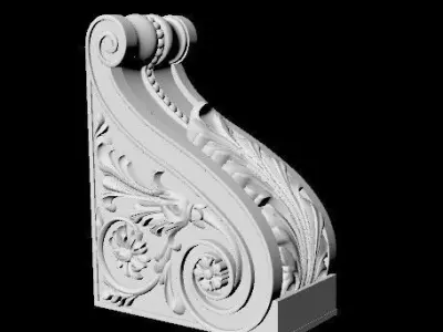 pilaster cnc furniture 3D model