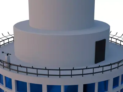 Cairo Tower 3D model