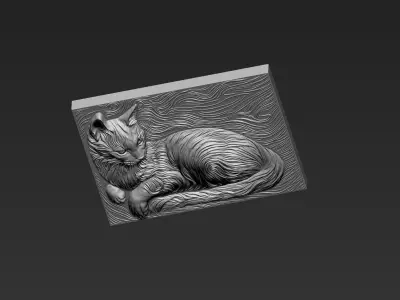 Cat A52 3D print model