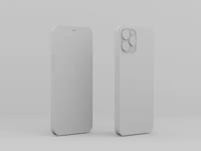 iphone 12 pro max 3D model