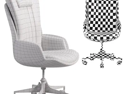Sektor office Armchair by Visionnaire 3D model