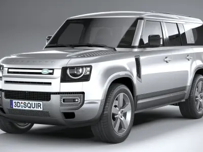 Land Rover Defender 130 2023 3D model