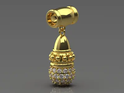 gold pendant jp0284 3D print model