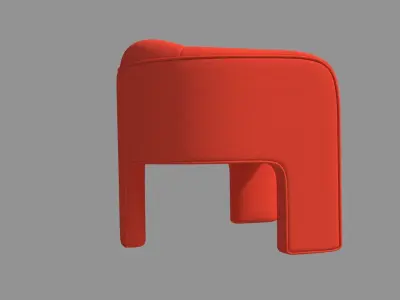 Armchair SIngle Sofa  3D model